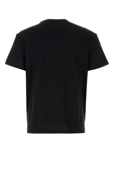 Shop Valentino Garavani Man Black Cotton T-shirt