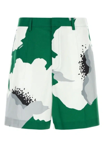 Shop Valentino Garavani Man Shorts In Multicolor