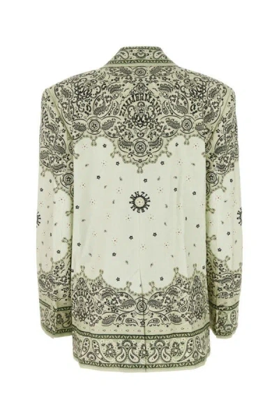 Zimmermann Woman Printed Linen Matchmaker Duster Jacket In Multicolor
