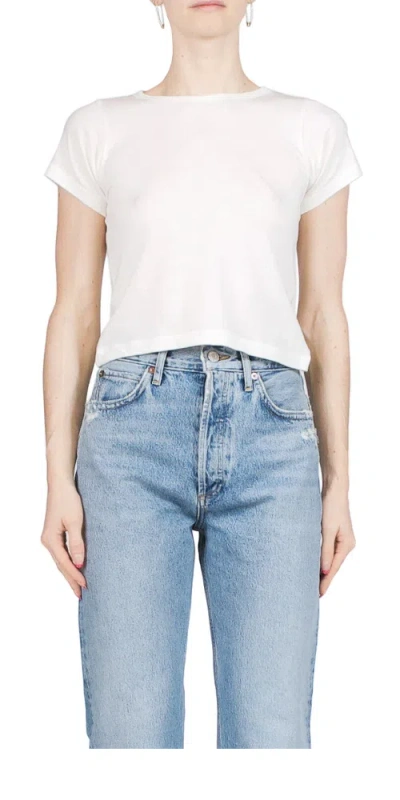 Éterne Short Sleeve Baby Tee Ivory