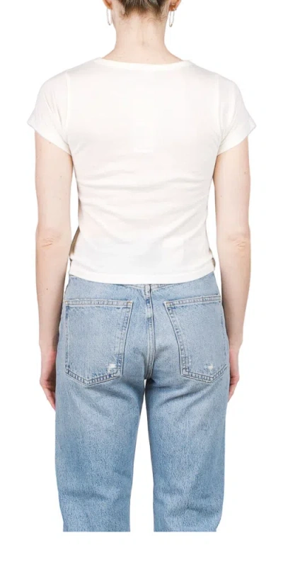 Éterne Short Sleeve Baby Tee Ivory
