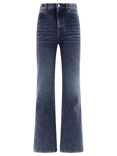 Shop Chloé High-rise Flared Jeans In Blue