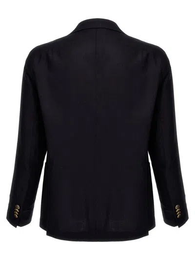 Shop Tagliatore 'montecarlo' Blazer In Blue