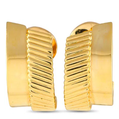 Shop Van Cleef & Arpels 18k Yellow Gold Clip-on Earrings Vc11-051524