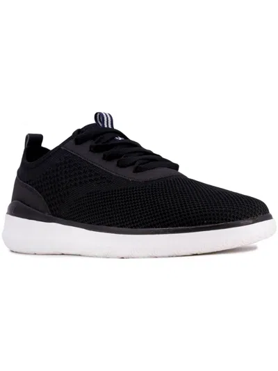 Shop Nautica Weiton Mens Lace-up Manmade Running & Training Shoes In Black