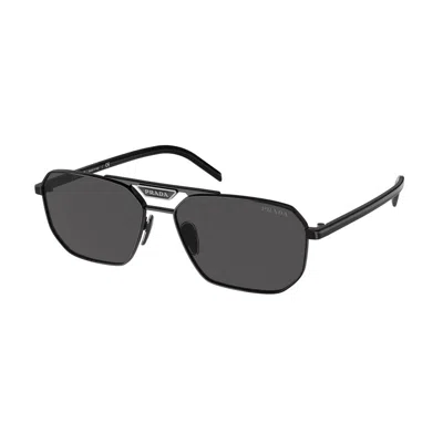 Shop Prada Pr 58ys Sunglasses In 1ab5s0 Black