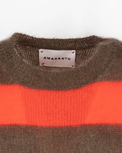 Shop Amaranto Amaránto Sweater In Orange