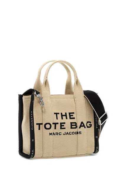 Shop Marc Jacobs The Jacquard Small Tote Bag In 浅褐色的
