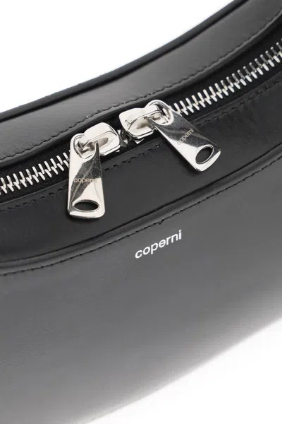 Shop Coperni Swipe Baguette Bag In 黑色的