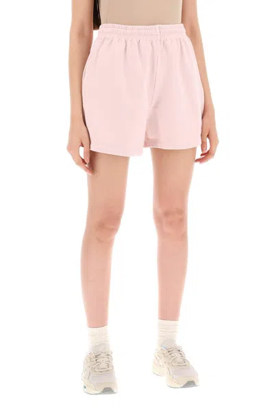 Shop Rotate Birger Christensen Rotate Organic Cotton Sports Shorts For Men In Pink