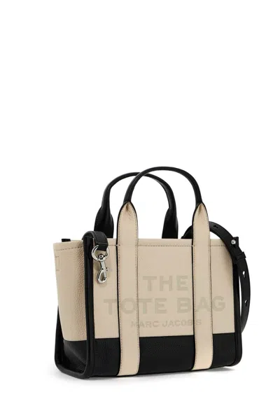 Shop Marc Jacobs The Colorblock Small Tote Bag In 白色的