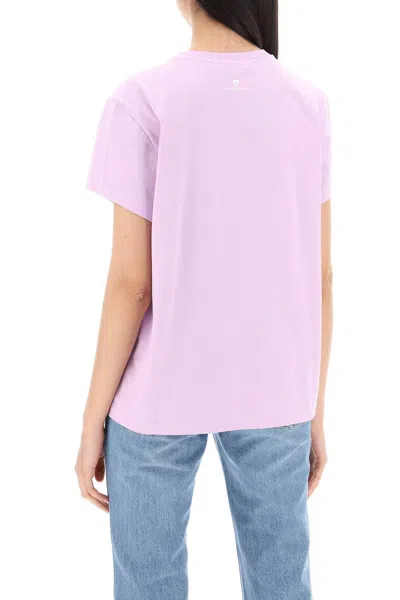 Shop Stella Mccartney Stella Mc Cartney Iconic Mini Heart T Shirt In Purple