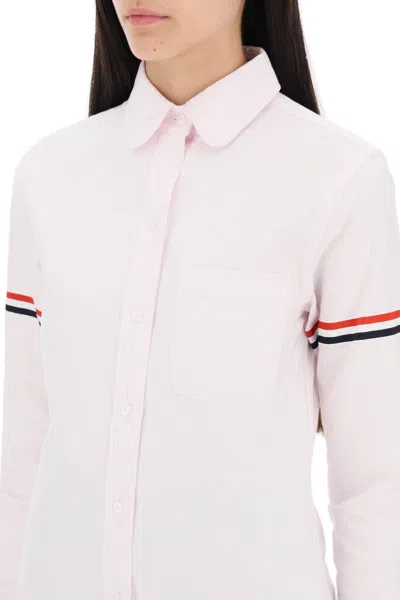 Shop Thom Browne Oxfor Cotton Shirt In Pink