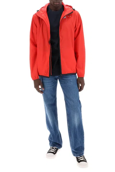 Shop Comme Des Garçons Play Comme Des Garcons Play  X K Way Ripstop Jacket In Red