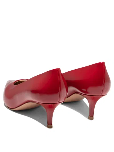 Shop Gianvito Rossi "robbie 55" Pumps In Red