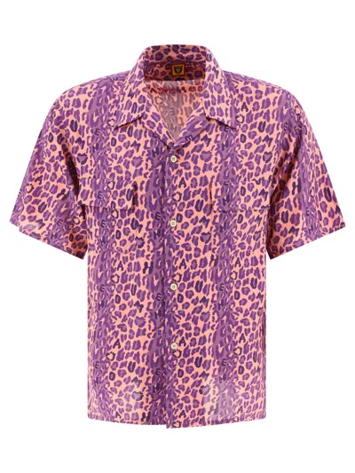 Shop Human Made "leopard Aloha" Shirt In Pink