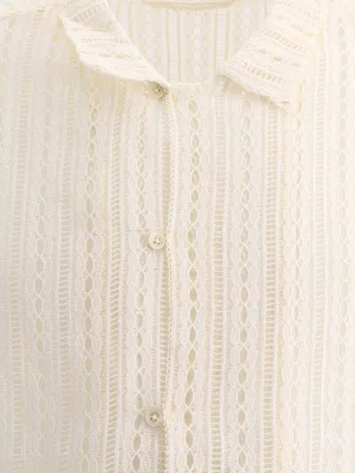 BODE BODE "MEANDERING LACE" SHIRT 