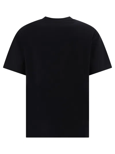 Shop Burberry "ekd" T Shirt In 黑色的