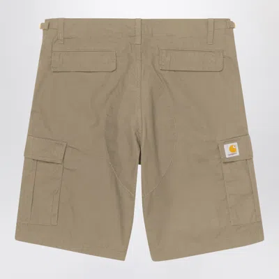 Shop Carhartt Wip Aviation Short Leather Coloured Cotton
