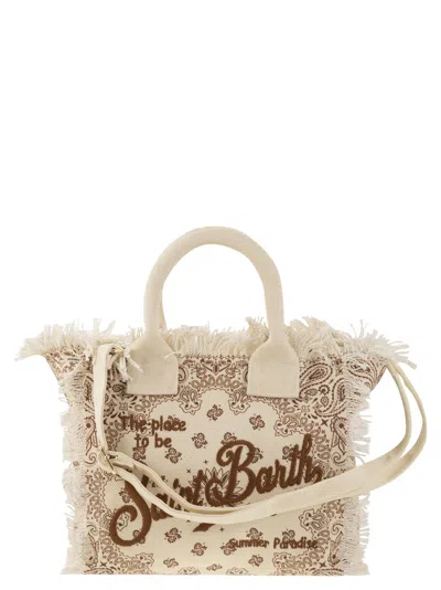 Shop Mc2 Saint Barth Colette Bandana Patterned Handbag