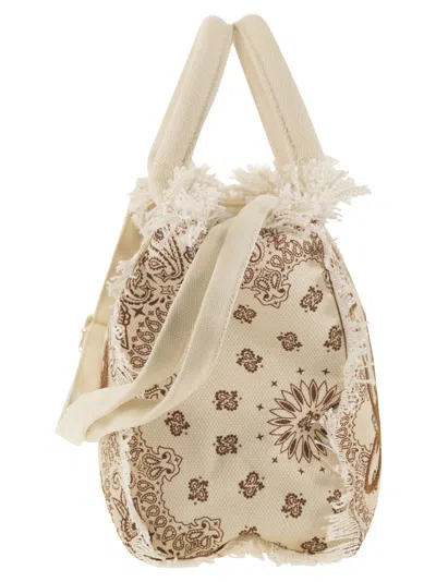 Shop Mc2 Saint Barth Colette Bandana Patterned Handbag