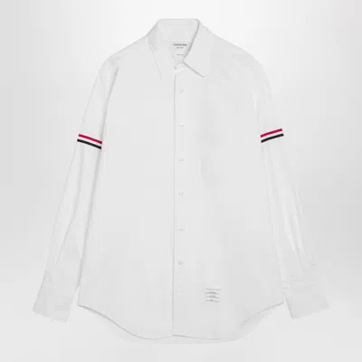 Shop Thom Browne White Cotton Button Down Shirt