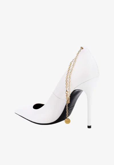 Shop Tom Ford 105 Patent Leather Chaim Pumps In White