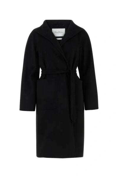 Max Mara Messi Coat In Black