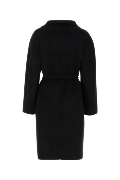 Max Mara Messi Coat In Black