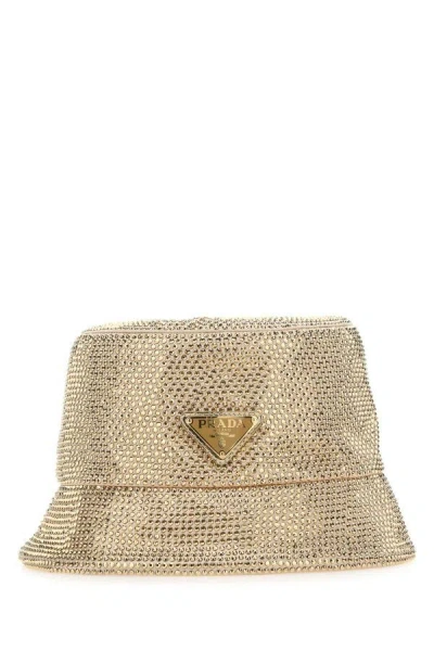 Prada Cappello-m Nd  Female In Gold