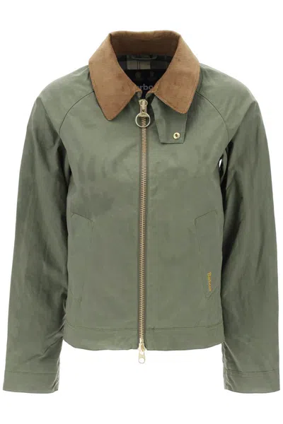 Shop Barbour Campbell Vintage Overshirt Jacket In Verde