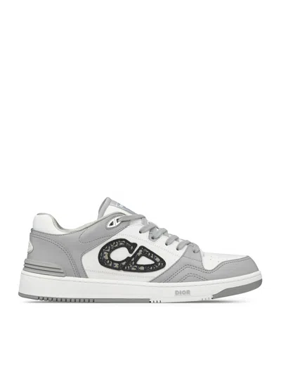 Shop Dior B57 Low Sneaker In Grey