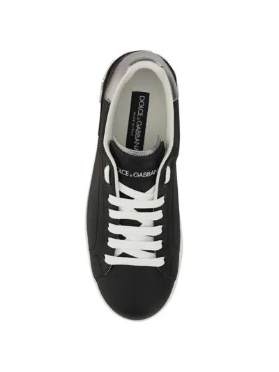 Shop Dolce & Gabbana Sneakers In Nero/argento