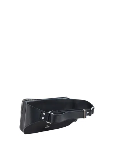 Shop Valentino Garavani Clutches In Nero/bianco