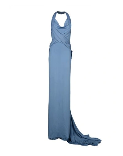 Dsquared2 Long Dresses In Pastel Blue