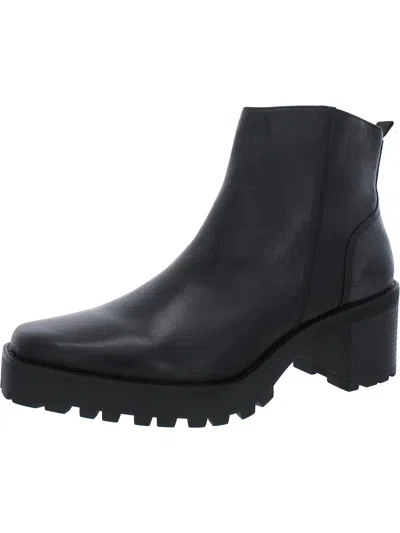 Shop Andre Assous Milla Womens Leather Ankle Boots In Black