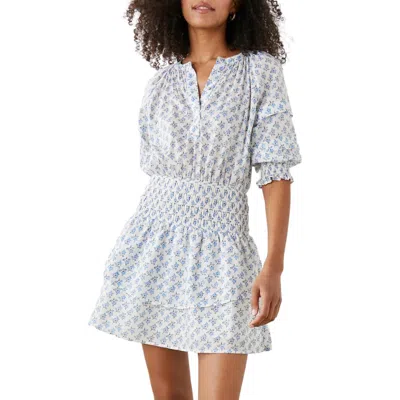 Shop Rails Milana Dress In White Blue Ivy In Multi