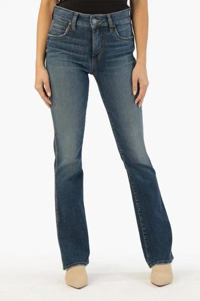 Shop Kut From The Kloth Natalie High Rise Fab Ab Bootcut Jeans In Blue