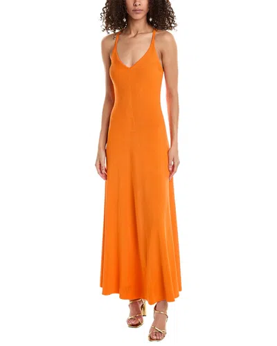 Shop Ted Baker Rib Maxi Dress In Orange