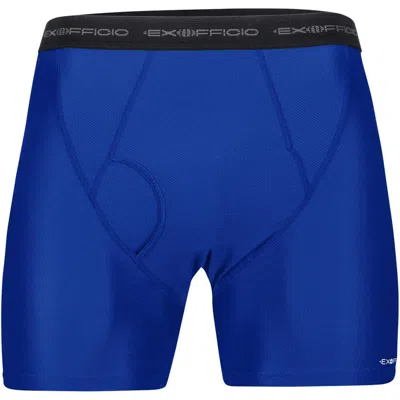 Shop Exofficio Men's Give-n-go Boxer Brief In Royal In Blue