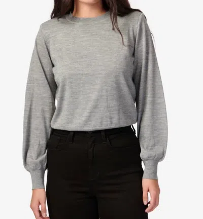 Cami Nyc Gama Sweater In Silver Metallic In Silver