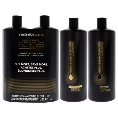 Shop Sebastian Dark Oil Weightless Duo By  For Unisex - 2 Pc 33.8 Shampoo, 33.8 Conditioner