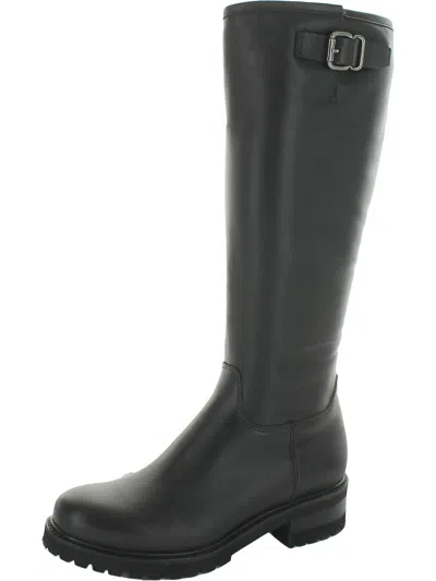 Shop La Canadienne Carey Womens Leather Knee-high Boots In Black