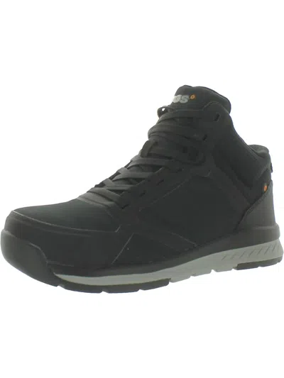 Shop Bogs Sandstone Mid Womens Composite Toe Comfort Work & Safety Boots In Black