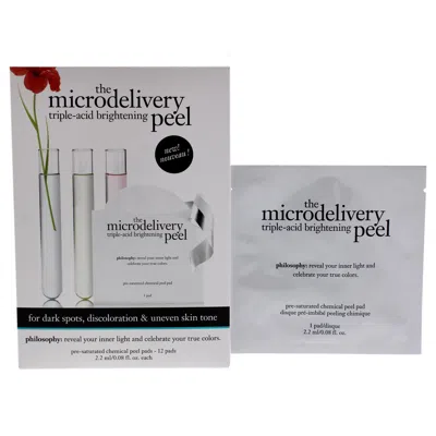 Shop Philosophy The Microdelivery Triple-acid Brightening Peel Pad By  For Unisex - 12 Pc Pads