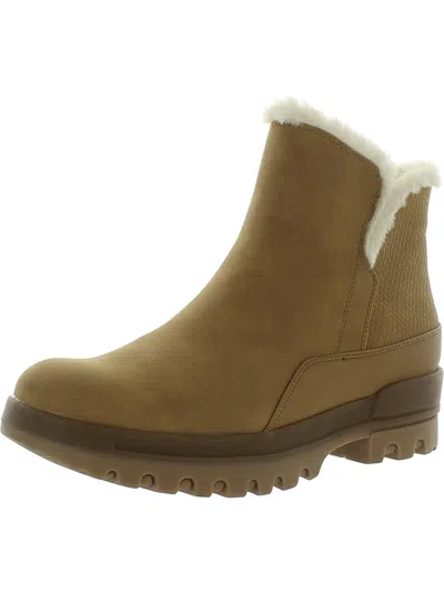 Shop Baretraps Noemi Womens Faux Leather Cozy Winter & Snow Boots In Green
