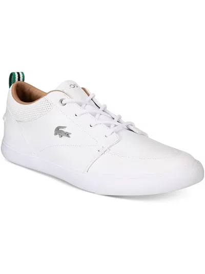 Shop Lacoste Bayliss Mens Leather Low Top Sneakers In Multi