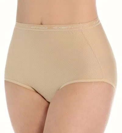 Shop Exofficio Give-n-go Full Cut Brief Panty In Nude In Brown