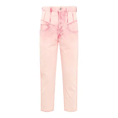 Shop Isabel Marant Jeans In Light Pink