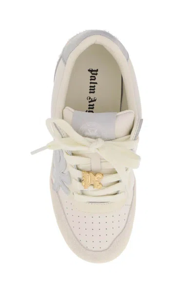 Shop Palm Angels Palm Beach University Sneakers In Bianco